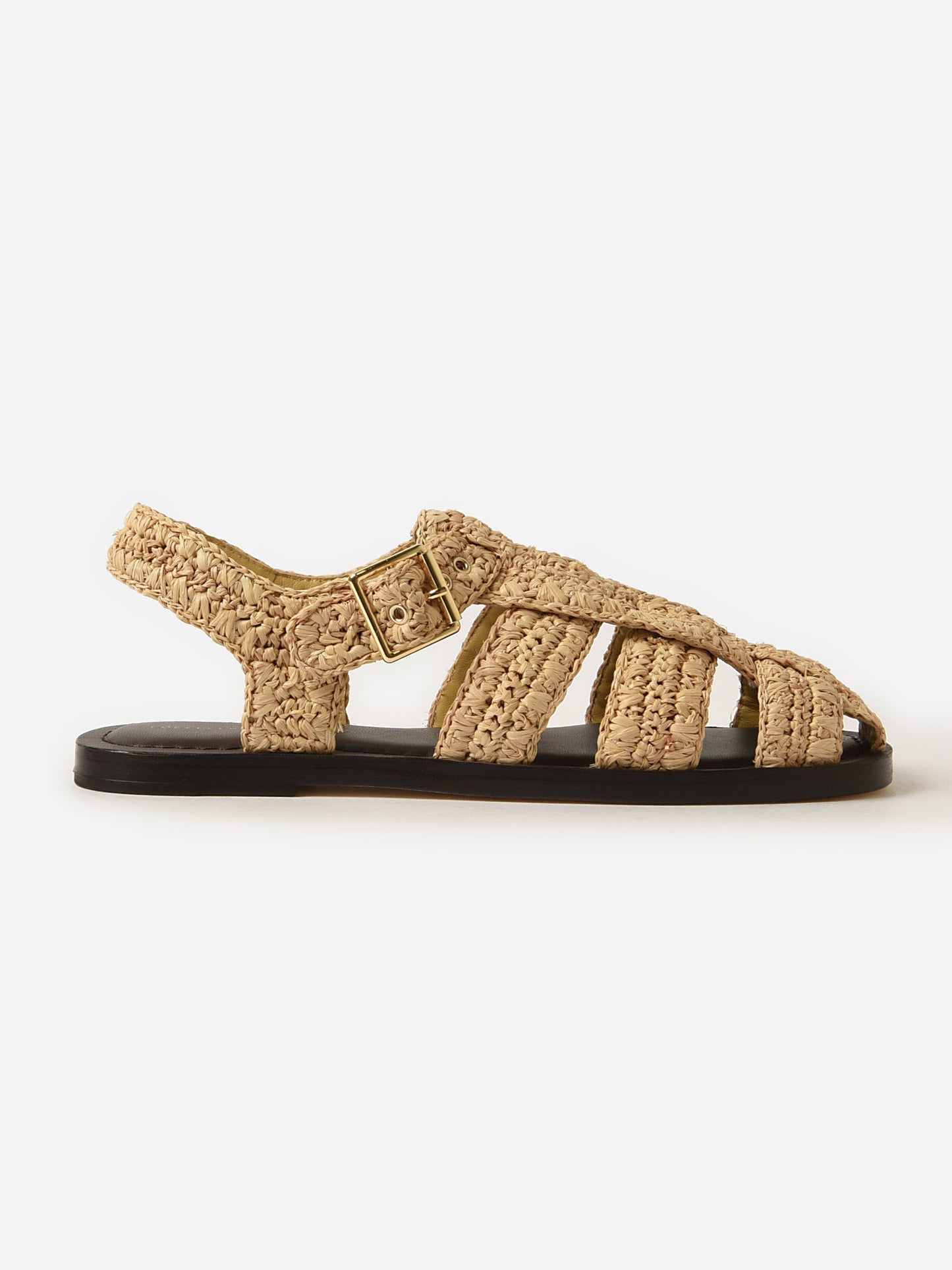 Loeffler Randall Women's Sawyer Crochet Flat Sandal