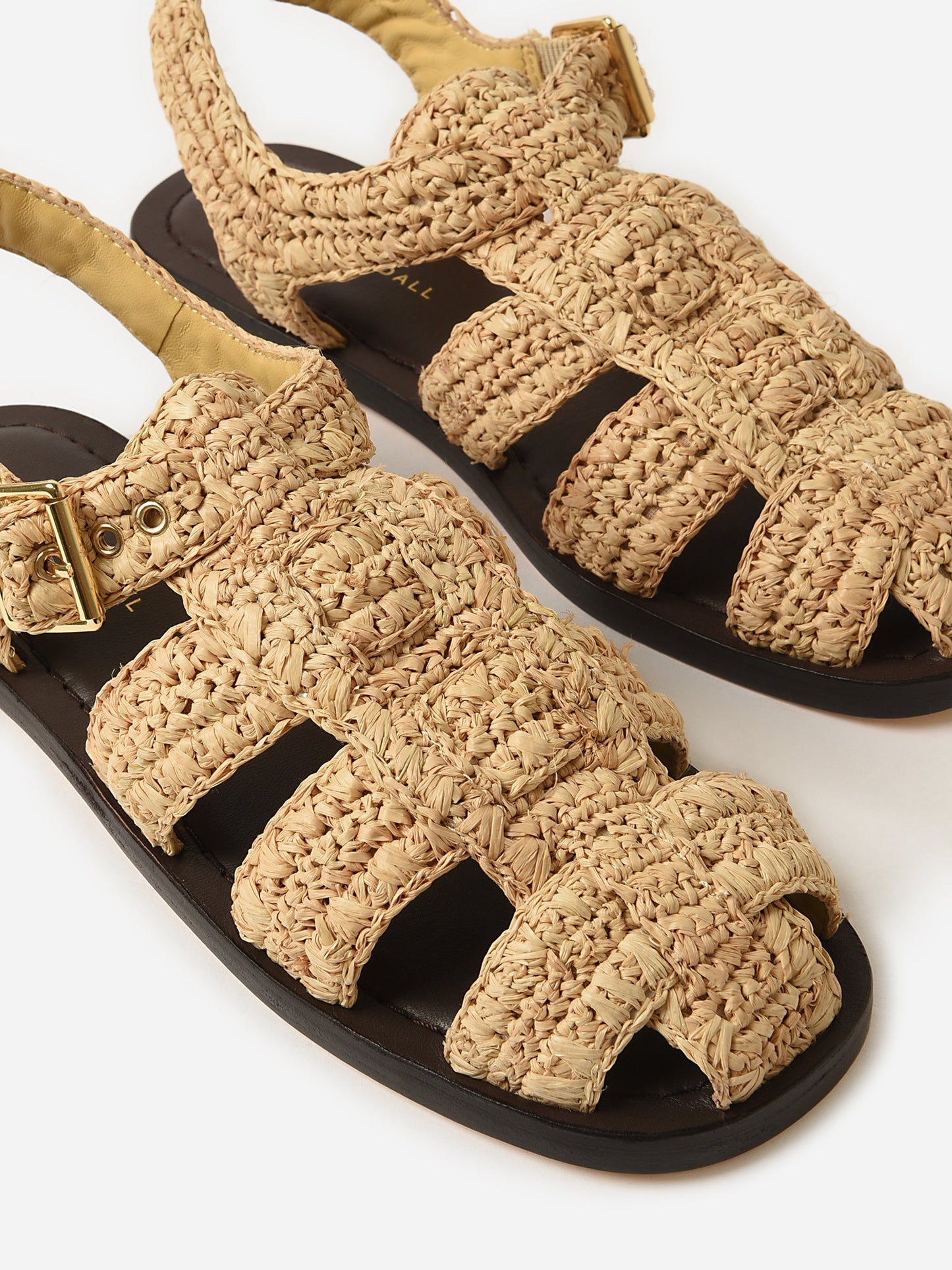 Loeffler Randall Women's Sawyer Crochet Flat Sandal