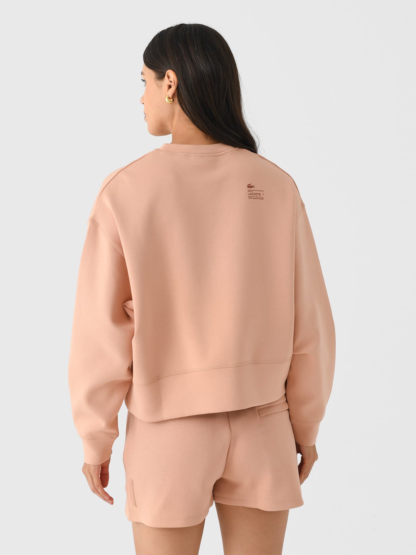 Lacoste Women's Oversized Cotton Sweatshirt
