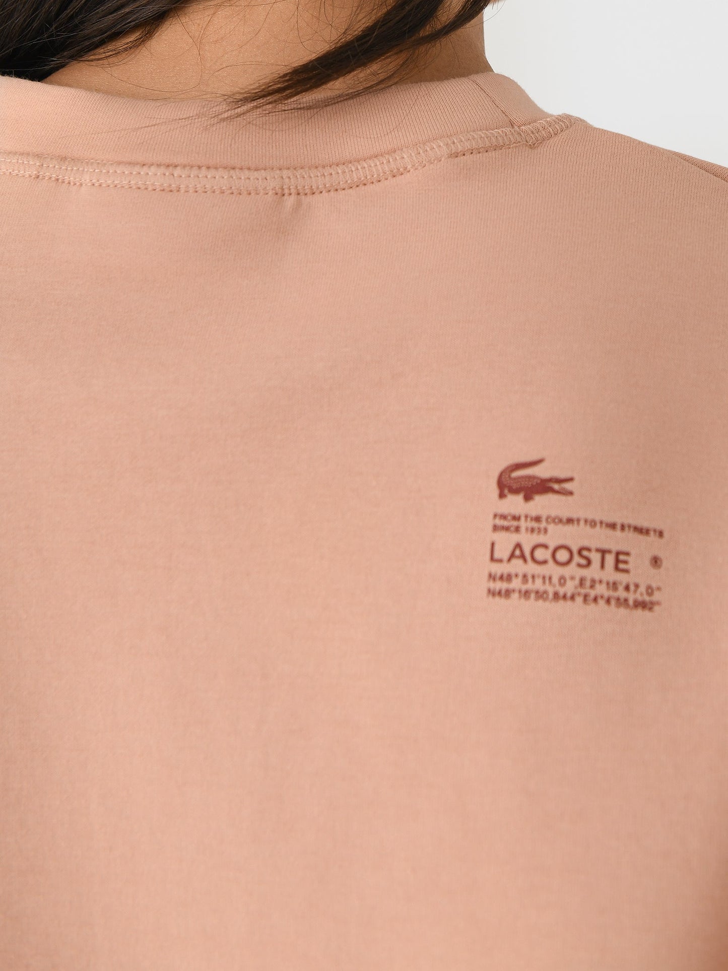 Lacoste Women's Oversized Cotton Sweatshirt
