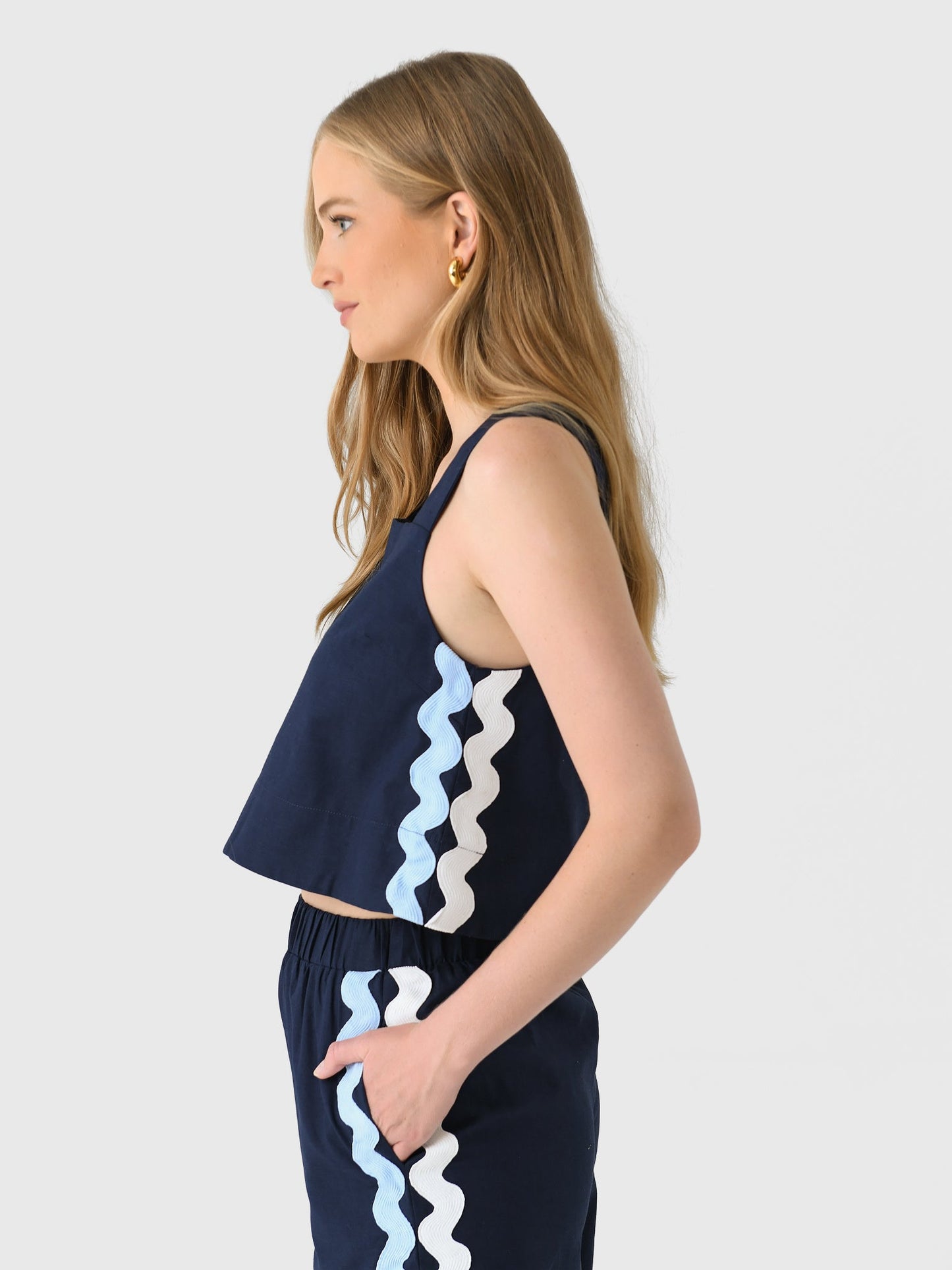 Eche Women's Ric Rac Sleeveless Top