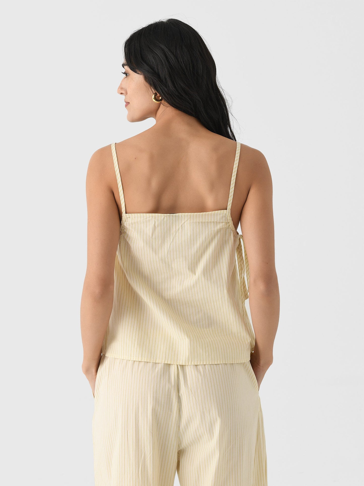Deiji Studios Women's Gathered Strap Top
