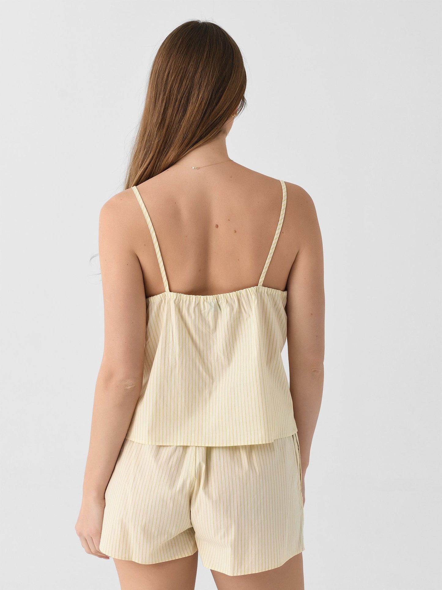 Deiji Studios Women's Placket Short Set