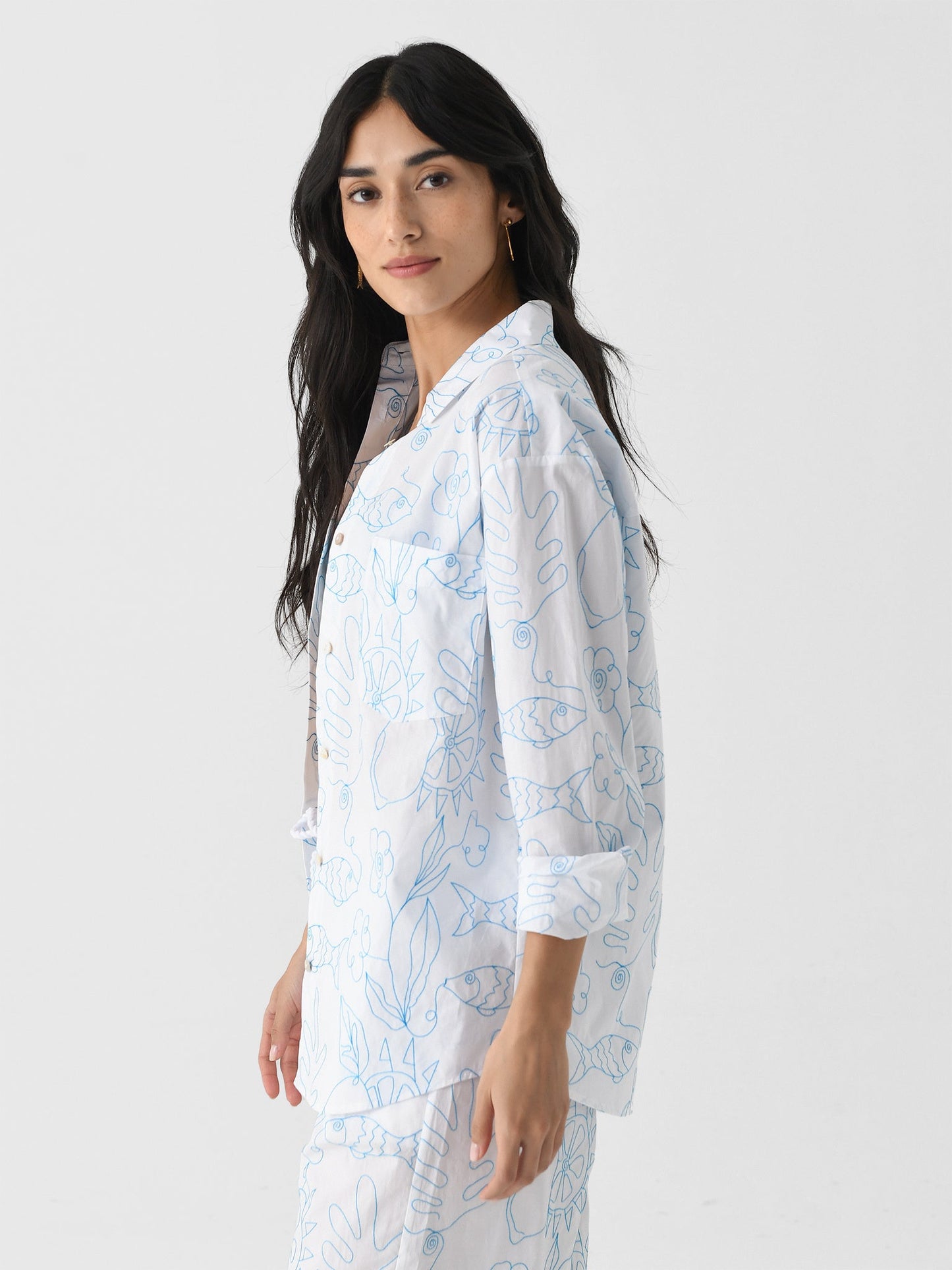 Lingua Franca Women's Petra Button-Down Shirt