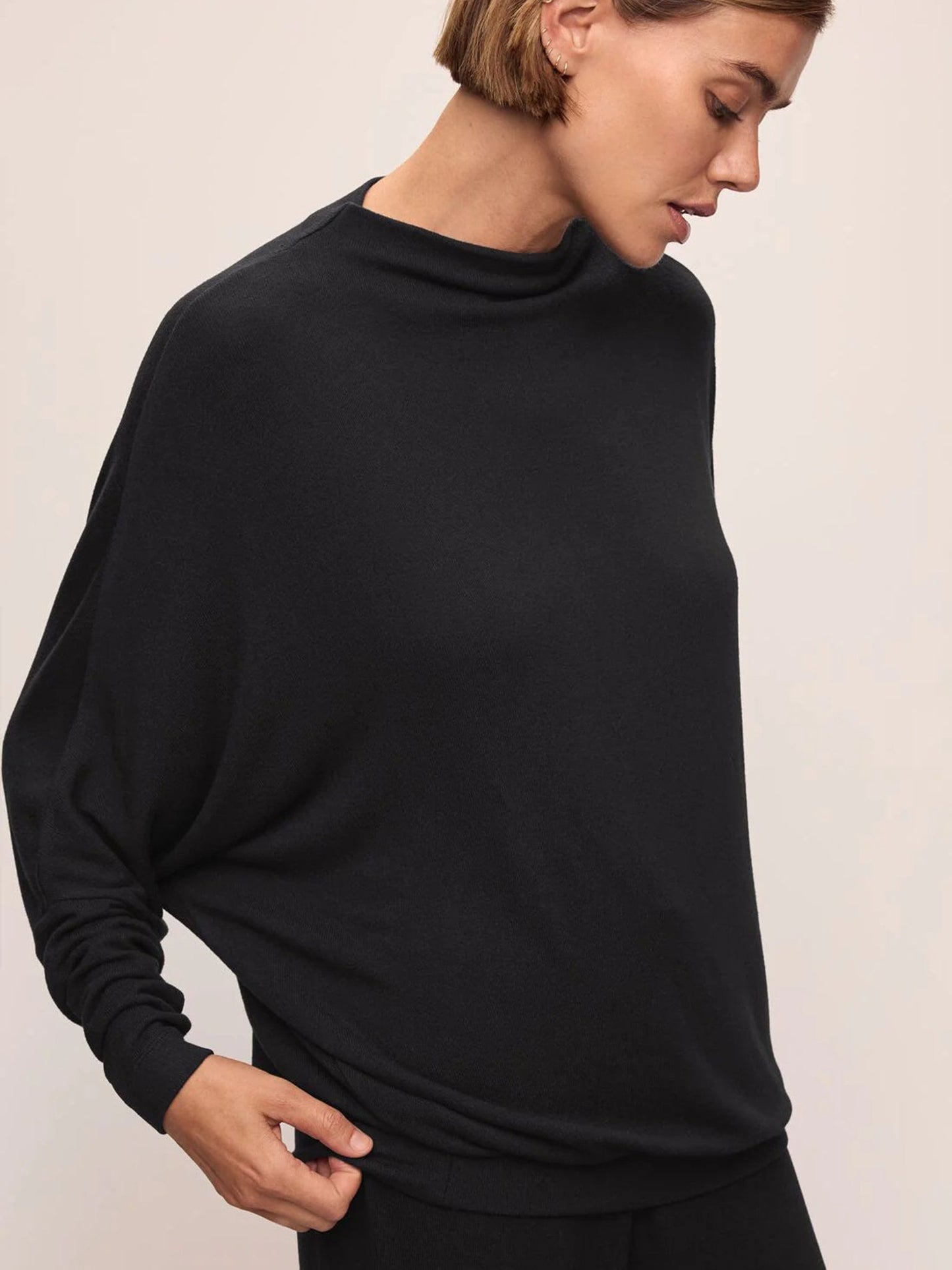 Eberjey Women's Cozy Time Mock Neck Pullover