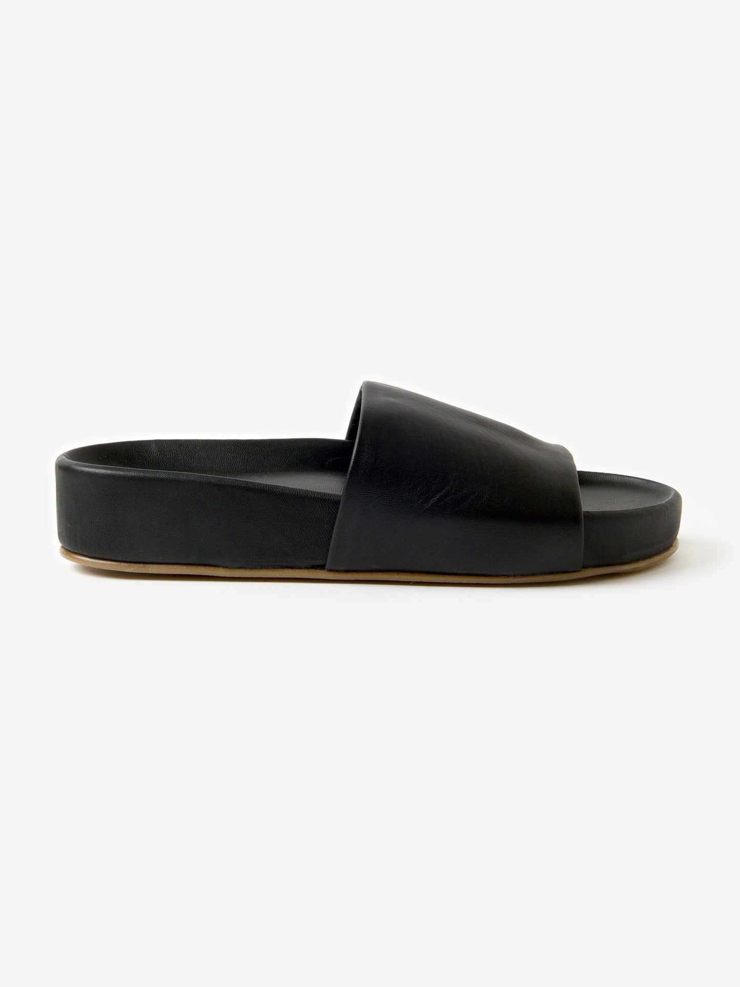 Beek Women's Pelican Leather Platform Sandal