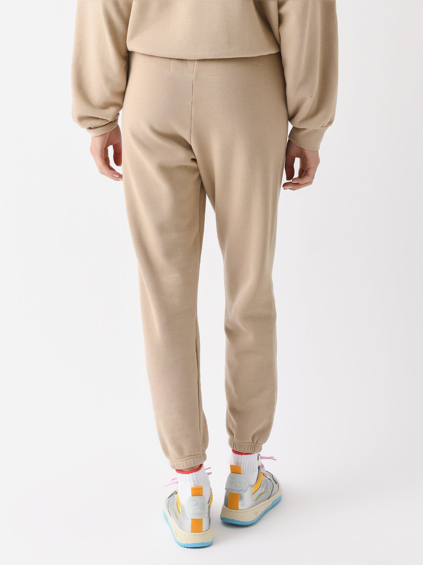 Aviator Nation Women's Rainbow Heart Stitch Sweatpant