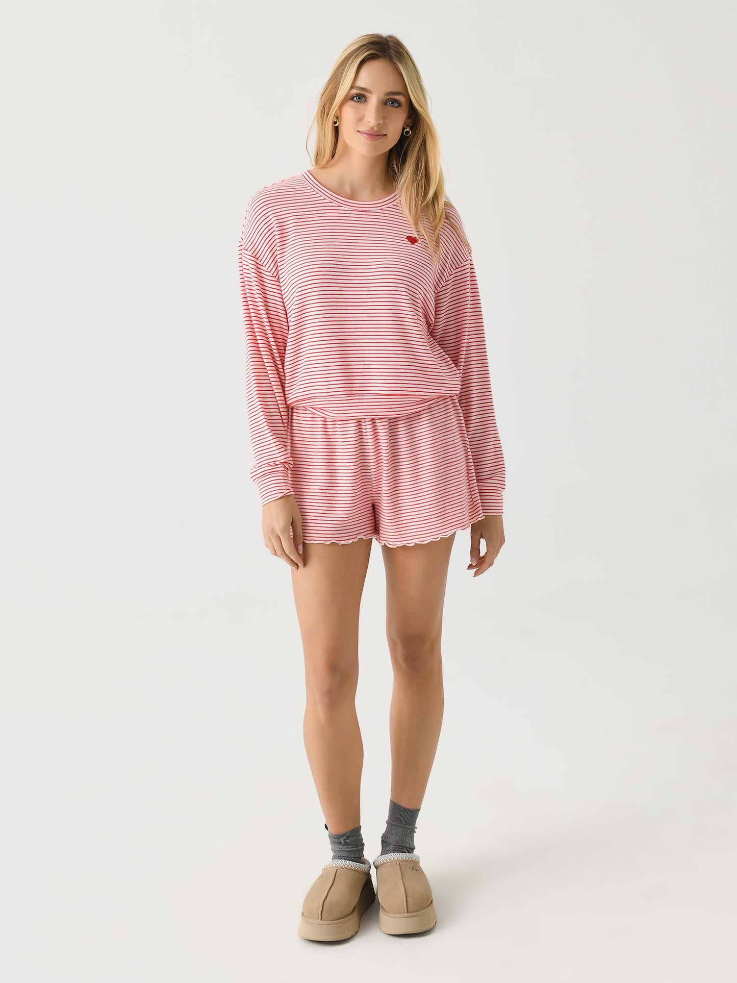 Z Supply Women's Bisous Stripe Long Sleeve Top