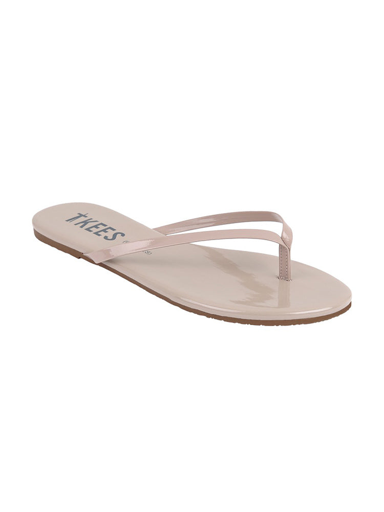 TKEES Glosses Custard Flip Flops