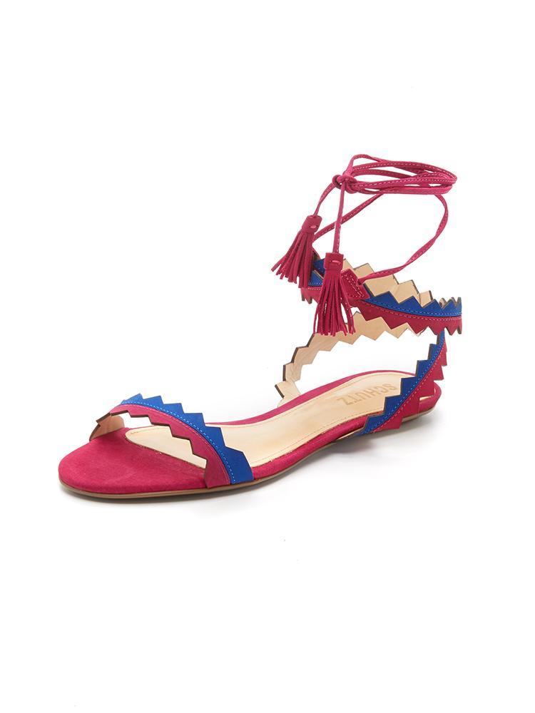 Schutz Leila Ankle Wrap Sandal