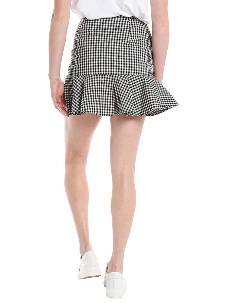 Do+Be Gingham Bow Mini Skirt