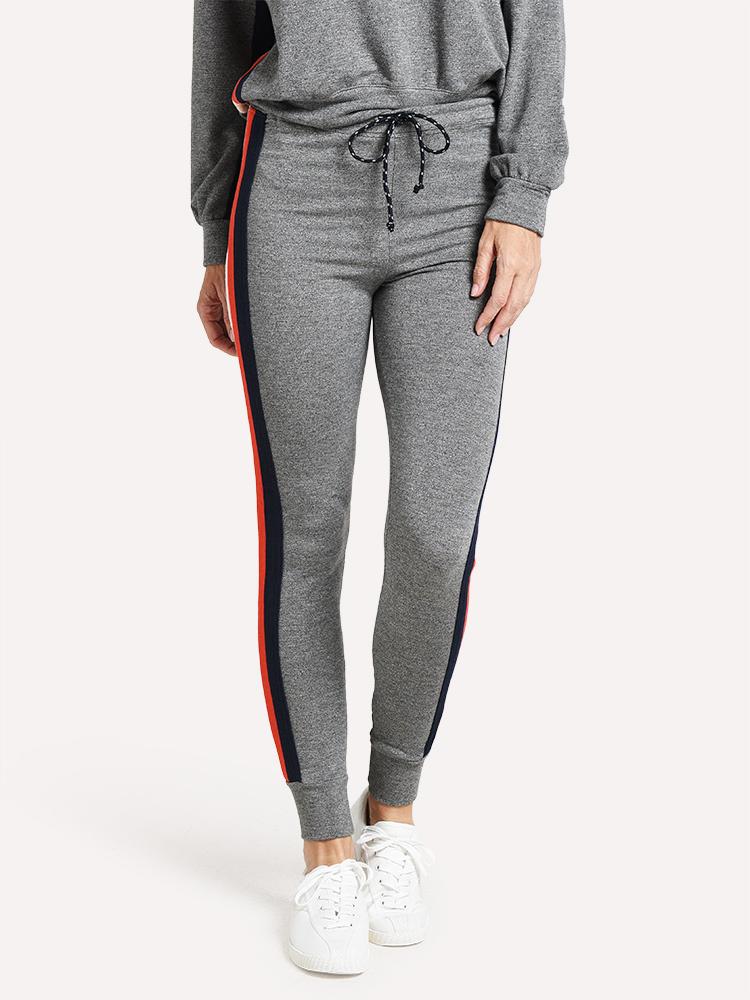 Sundry Skinny Sweatpant with Stripe Trim