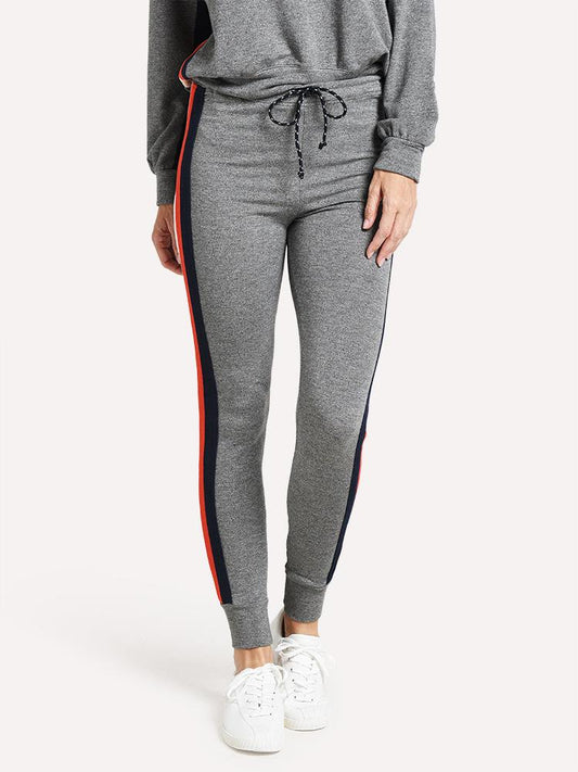 Sundry Skinny Sweatpant with Stripe Trim