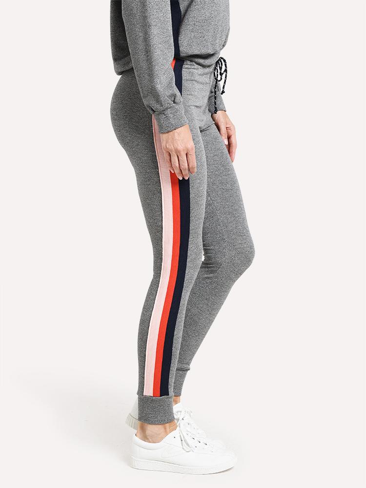 Sundry Skinny Sweatpant with Stripe Trim