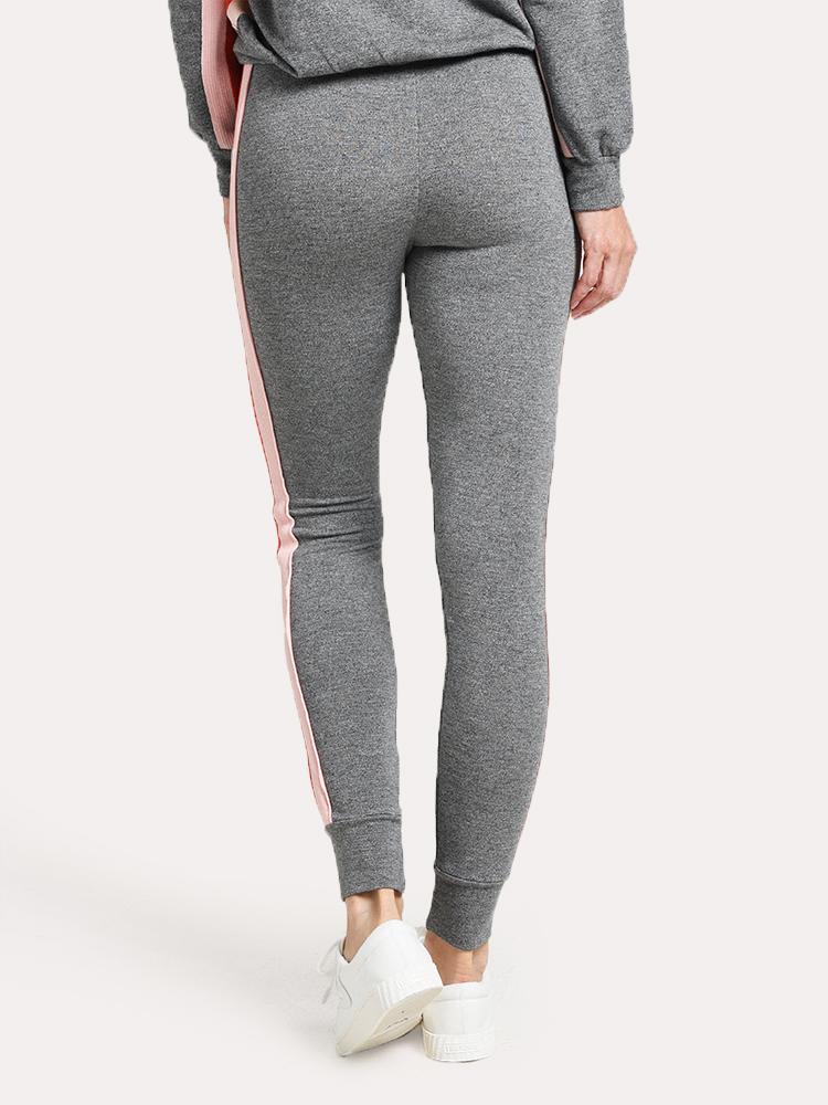 Sundry Skinny Sweatpant with Stripe Trim