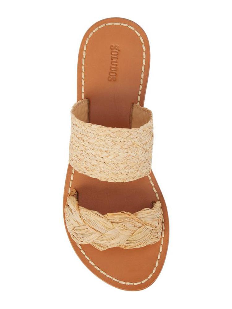 Soludos Raffia Braided Slide Sandal