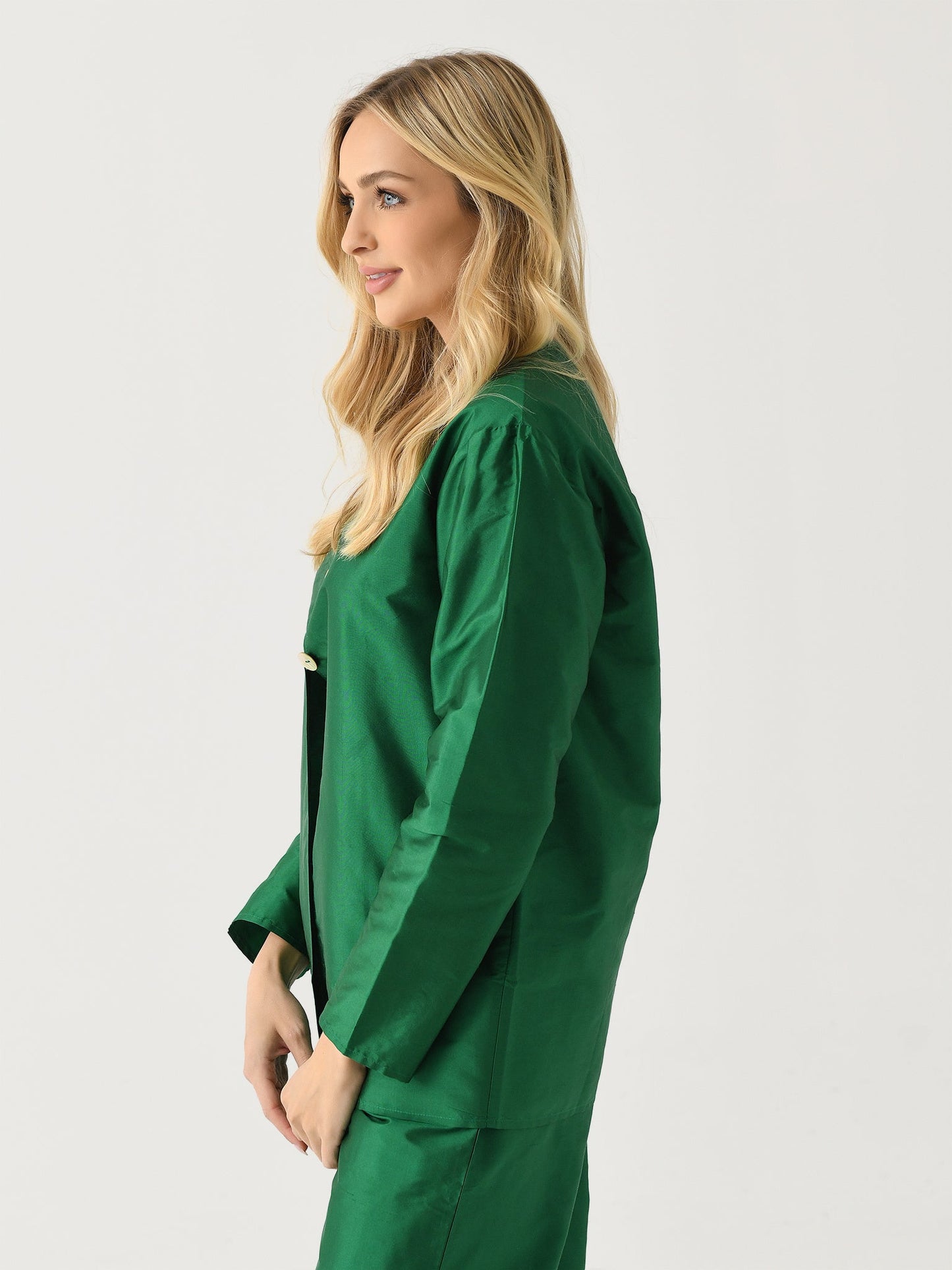 DONNI. Women's The Taffeta Split Top