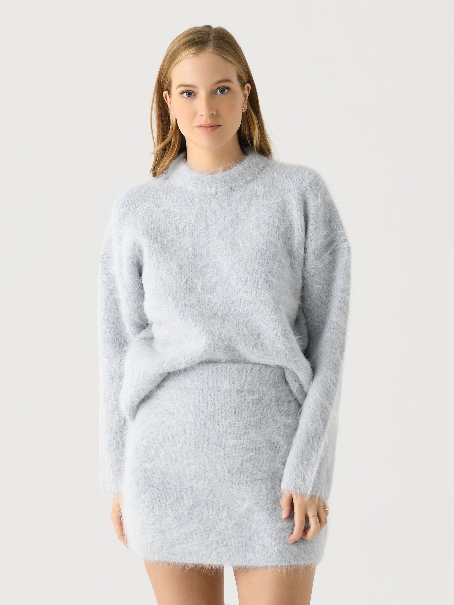 CLEA Women's Sutton Knit Sweater + Scarf Set