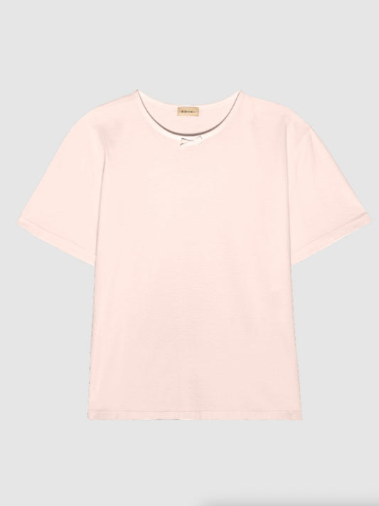 DONNI. Women's The Jersey Oversized Bow Tee