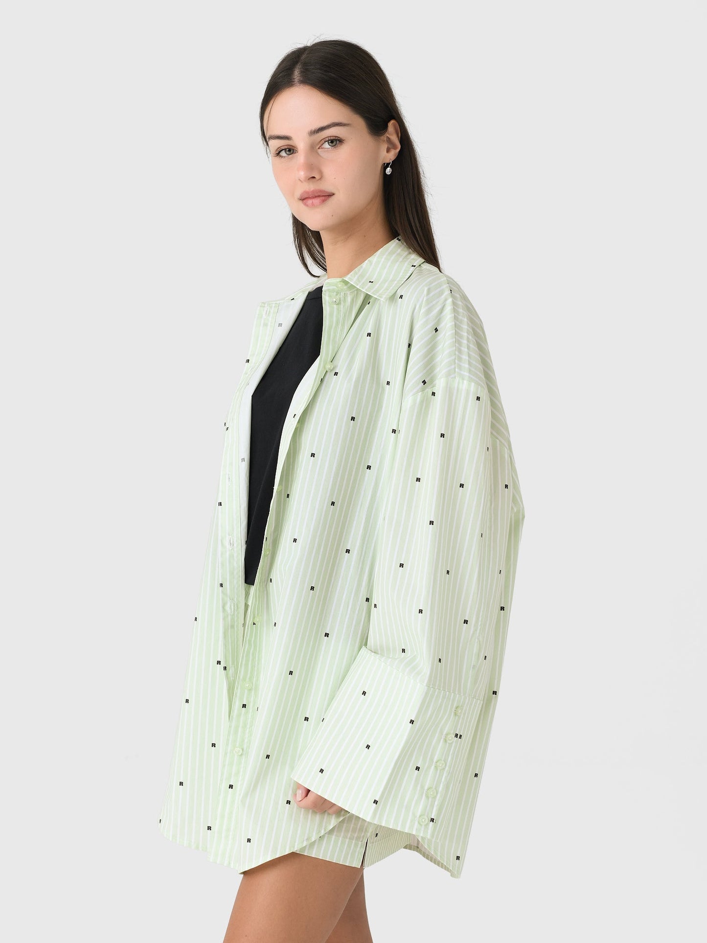 Rotate Women's Poplin Oversized Shirt