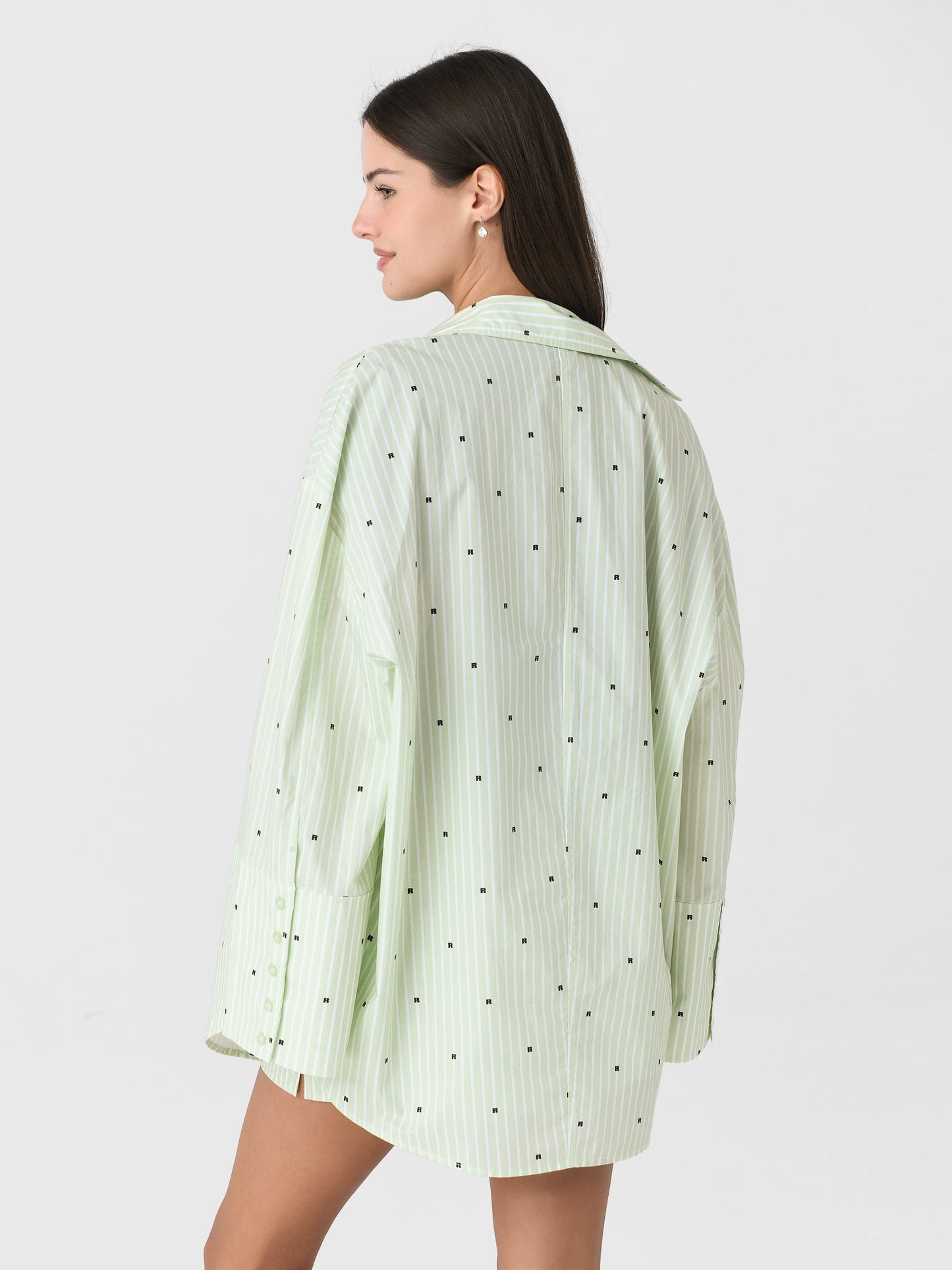 Rotate Women's Poplin Oversized Shirt