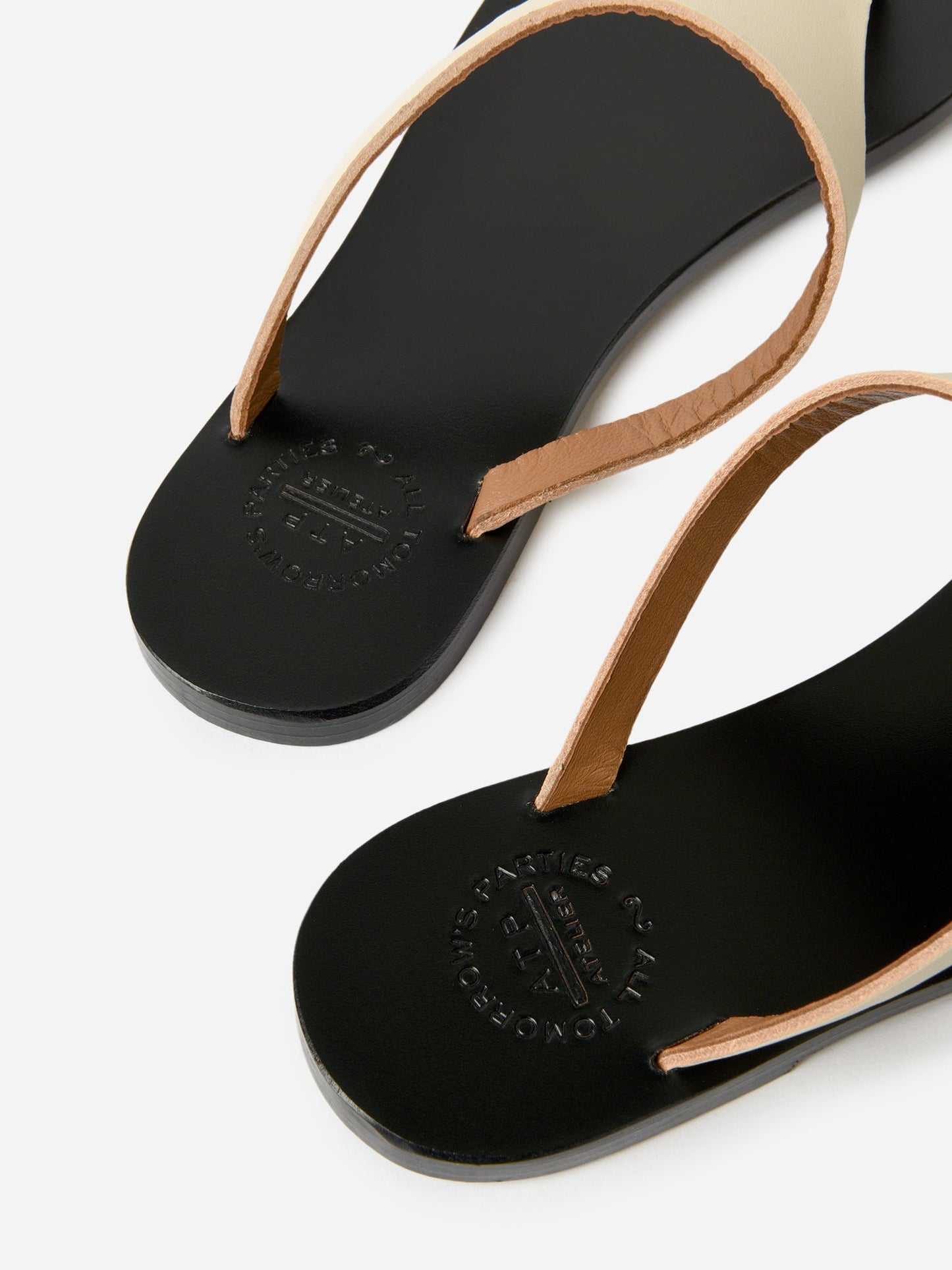 ATP Atelier Women's Pesche Flat Leather Sandal