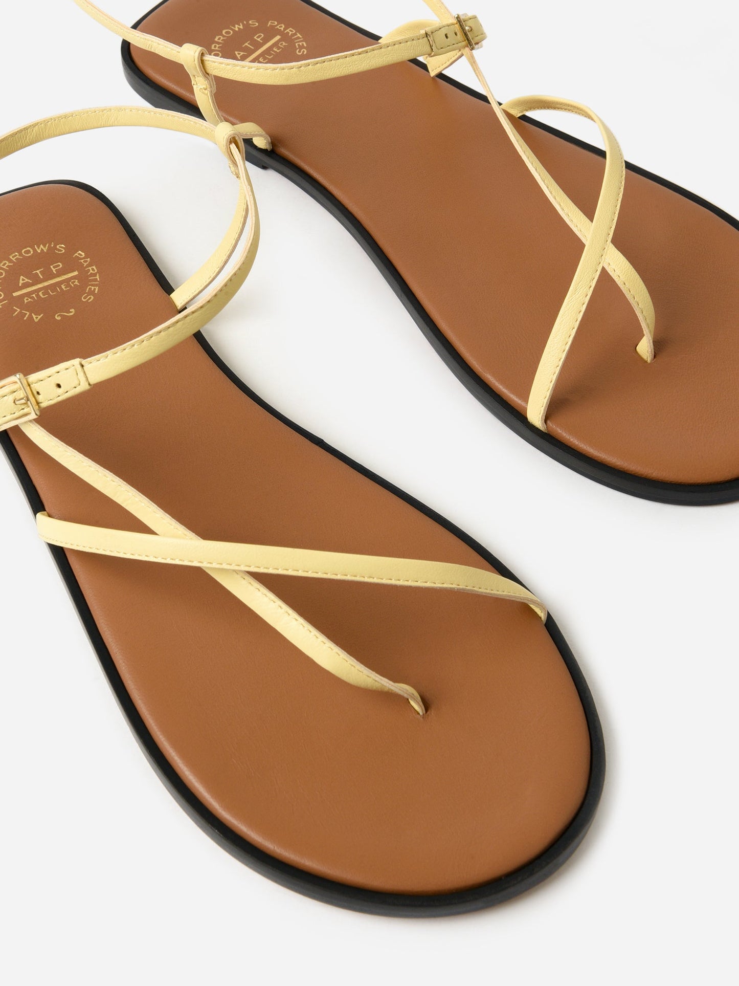 ATP Atelier Women's Capri Flat Leather Sandal