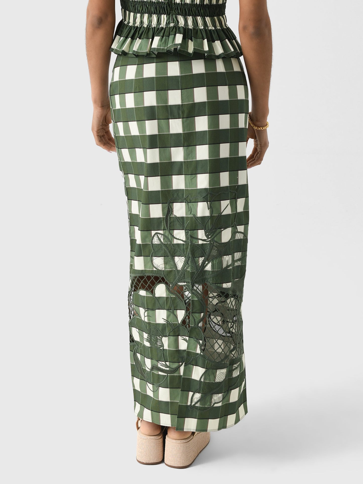 CLEA Women's Esme Embroidered Skirt