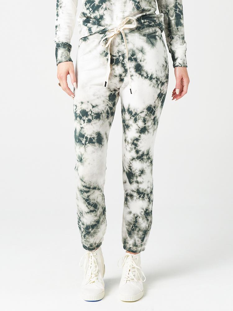 Stateside Women's Tie Dye Viscose Fleece Pant