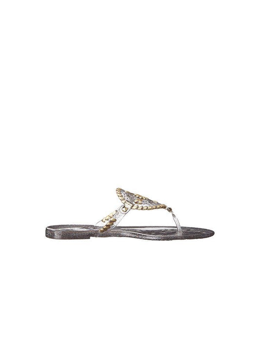 Jack Rogers J.M.R.MGMT. Women's Sparkle Georgia Jelly Sandal