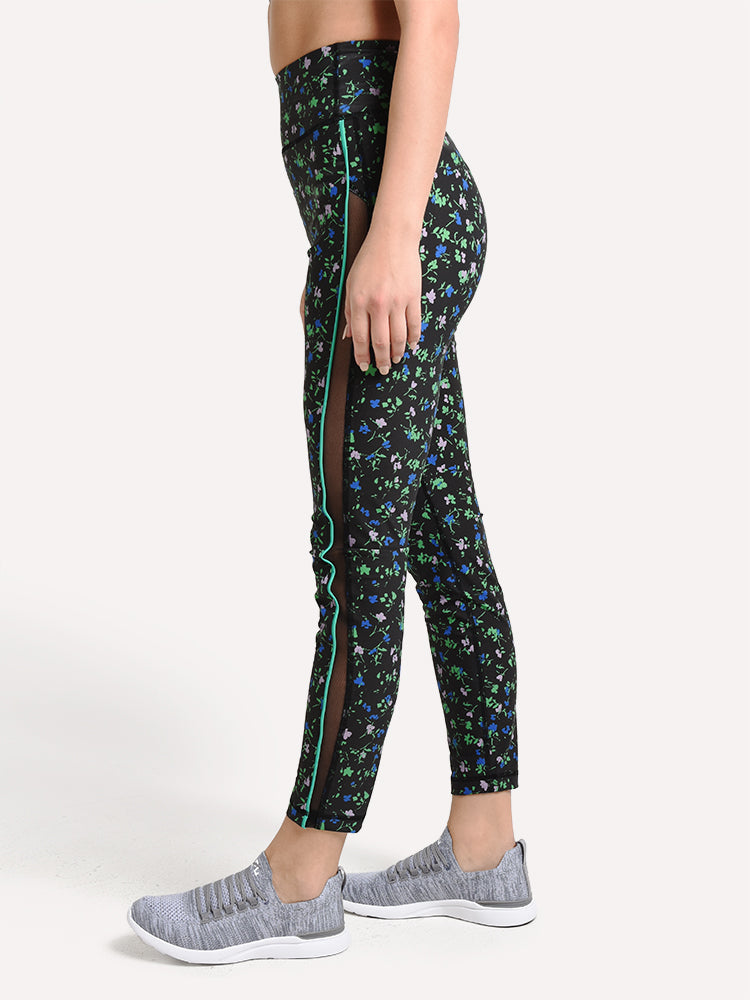 Thrive Societe Printed Peep Mesh Legging