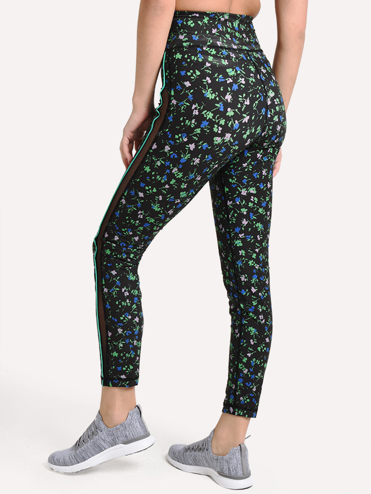 Thrive Societe Printed Peep Mesh Legging