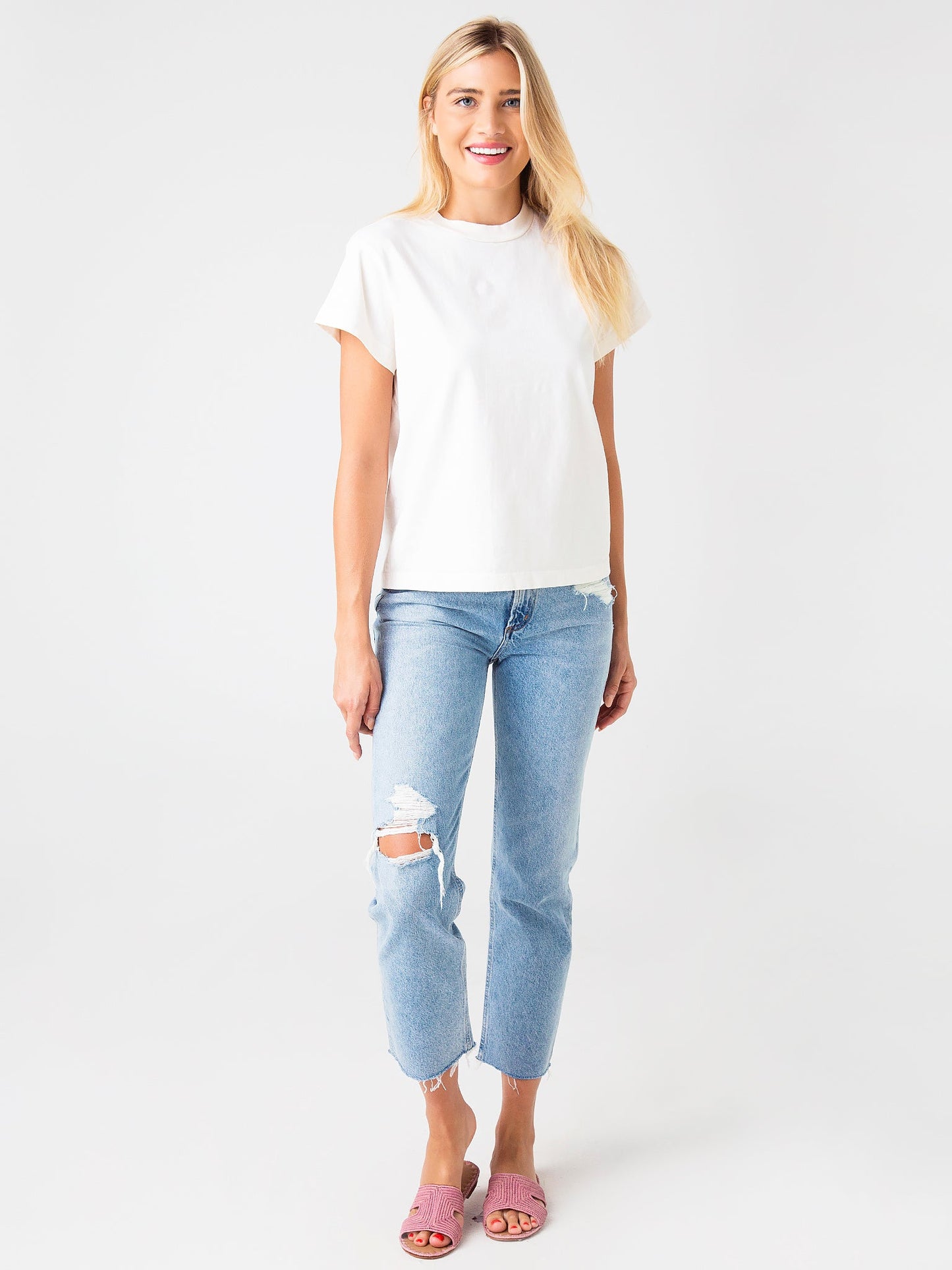 Citizens of Humanity Women's Daphne Crop High Rise Stove Pipe Jean
