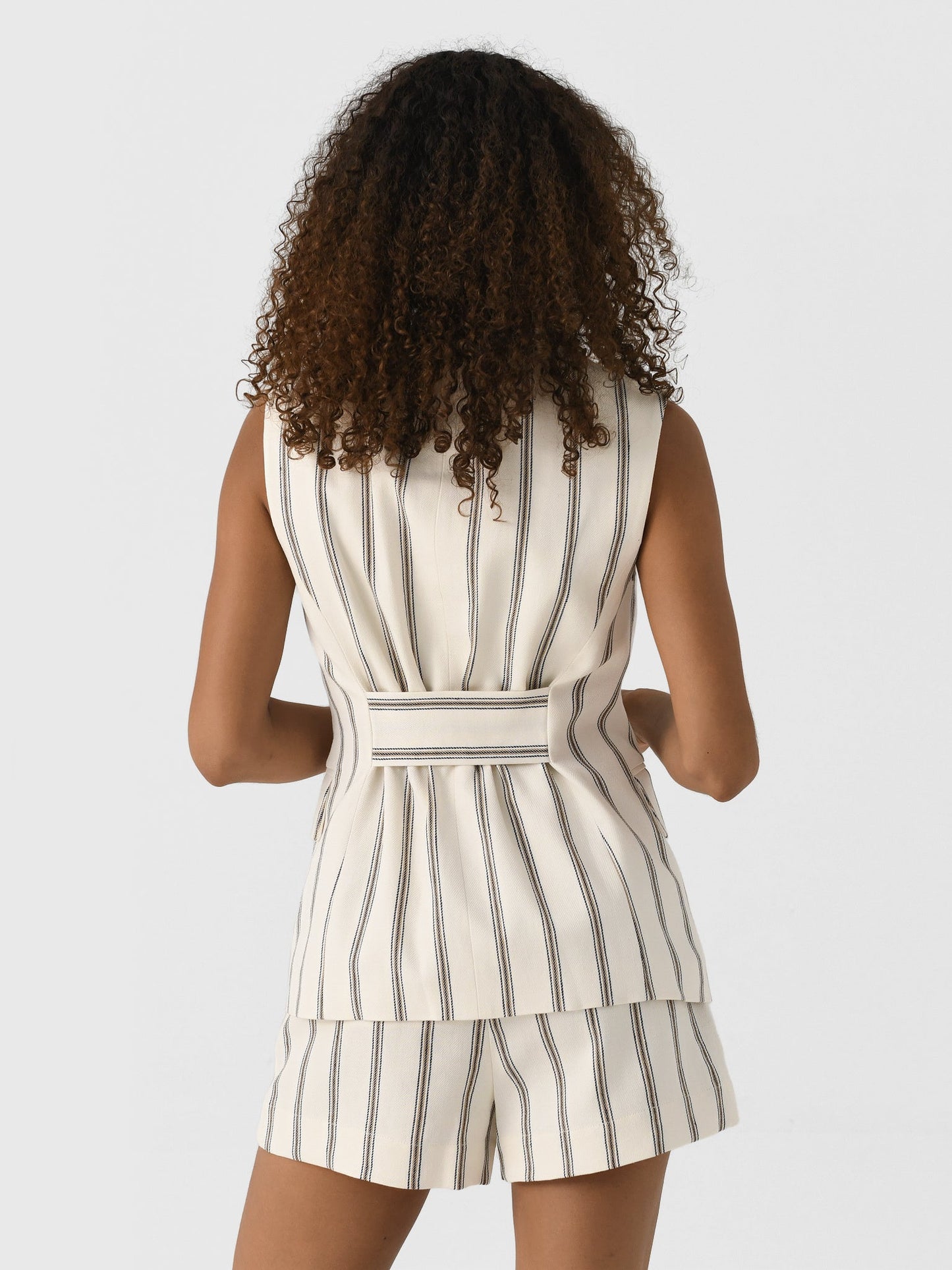 ALC Women's Noa Striped Linen Vest