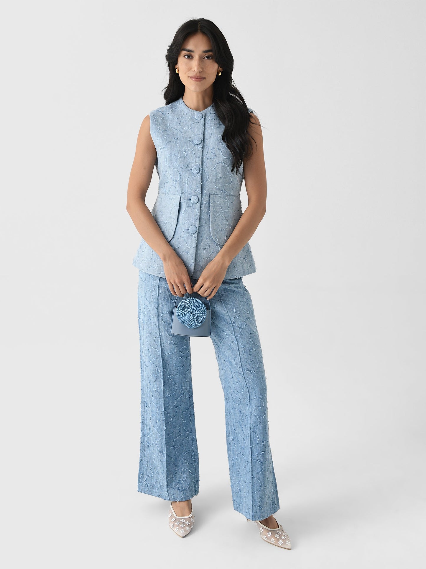 Destree Women's Marianne Line Denim Vest