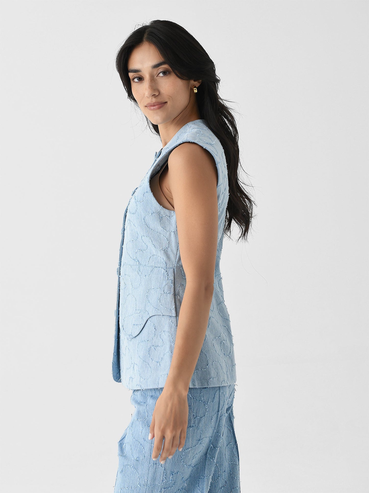 Destree Women's Marianne Line Denim Vest