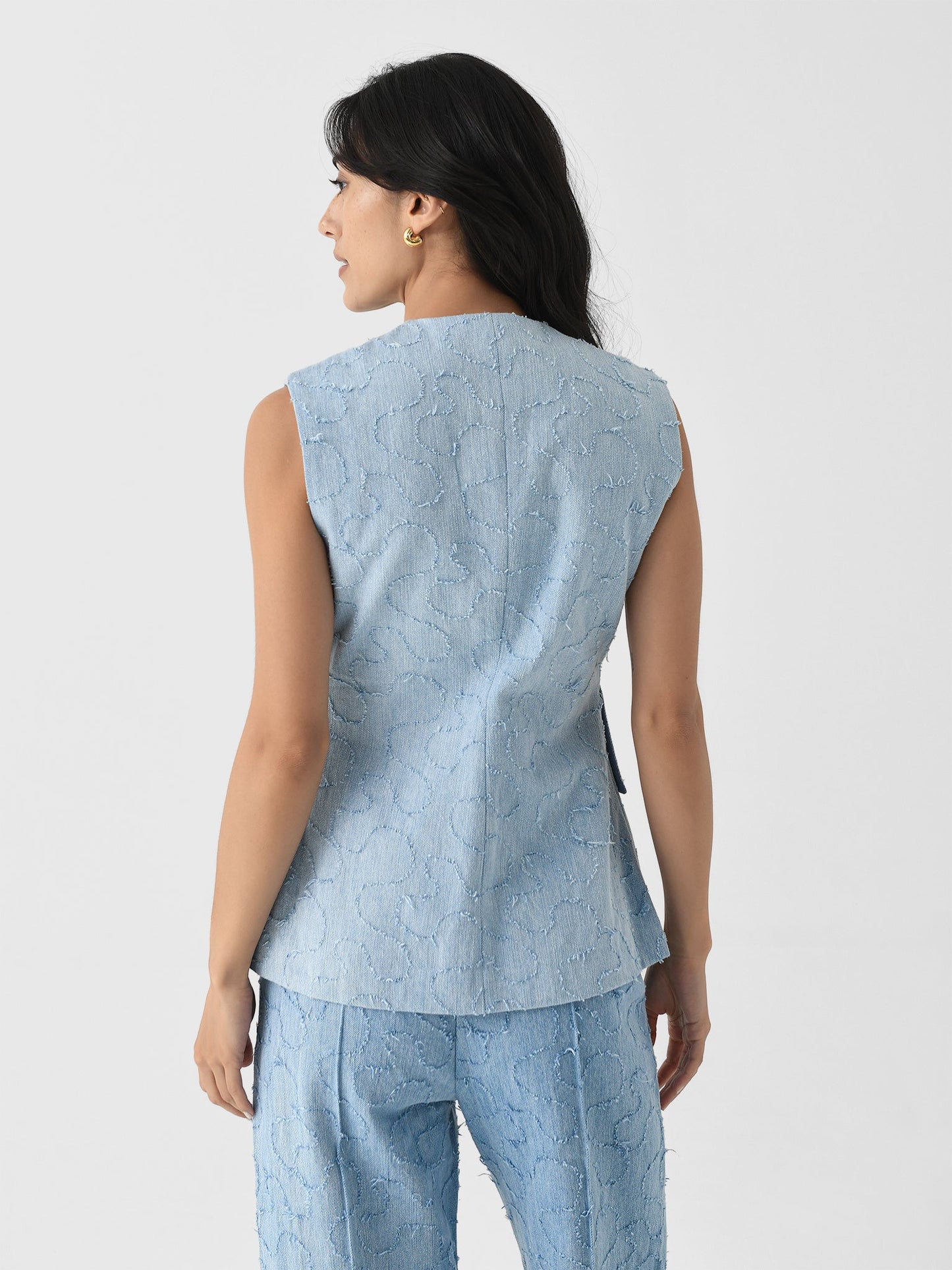 Destree Women's Marianne Line Denim Vest