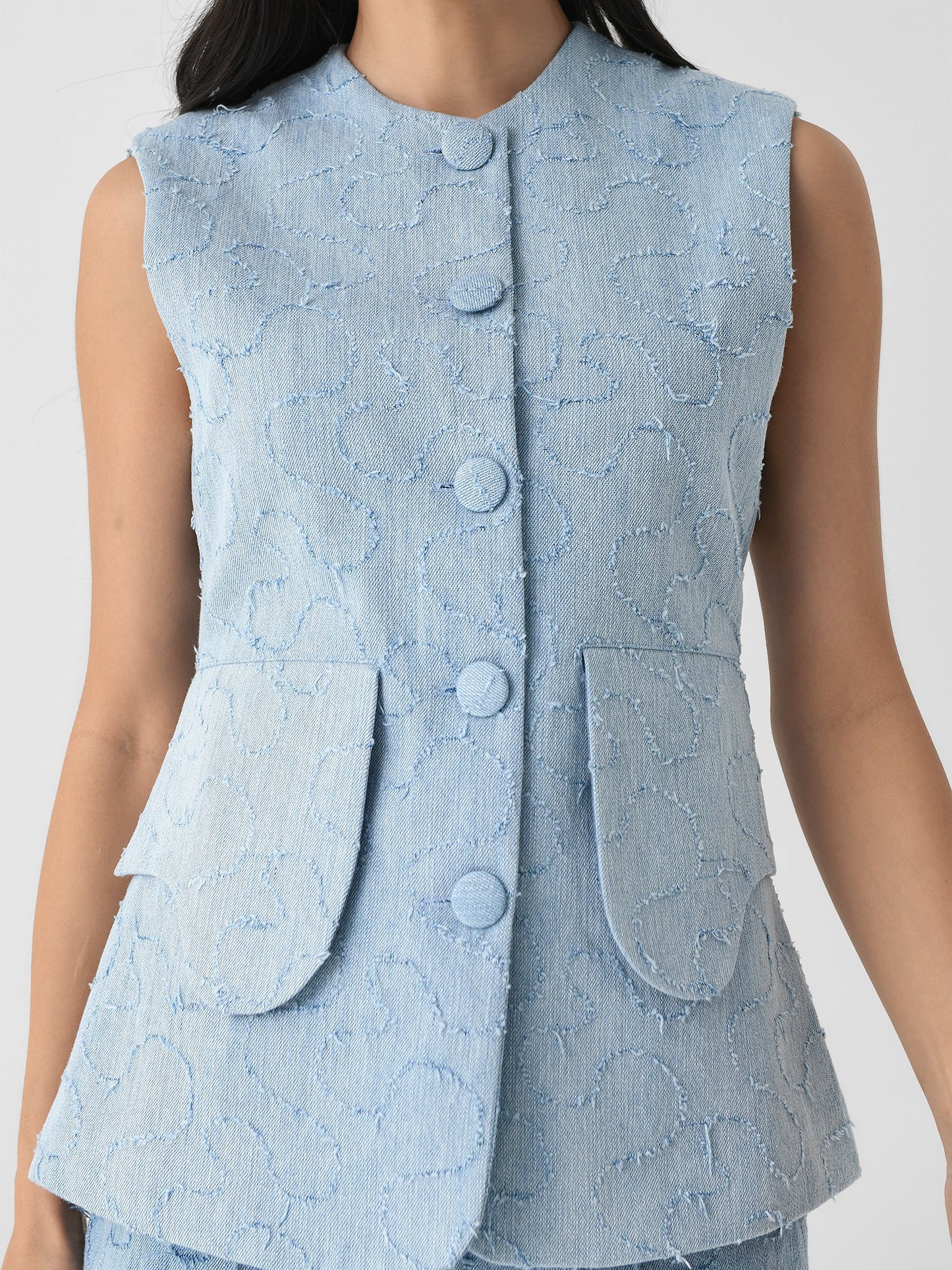 Destree Women's Marianne Line Denim Vest