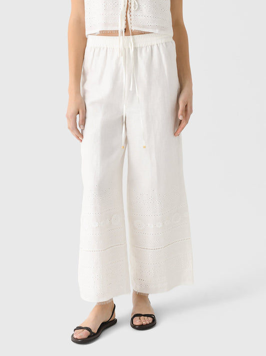 AJE Women's Cloud Embroidered Pant