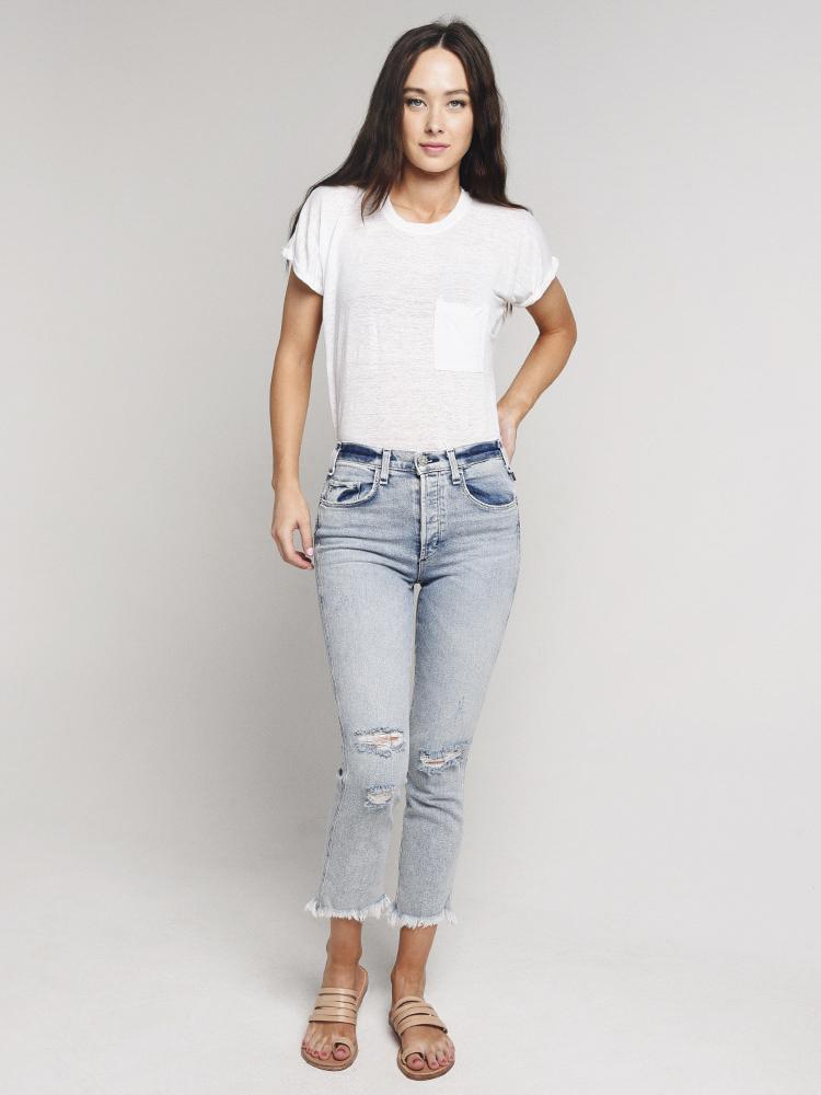 McGuire High Rise Cropped Valletta Jean
