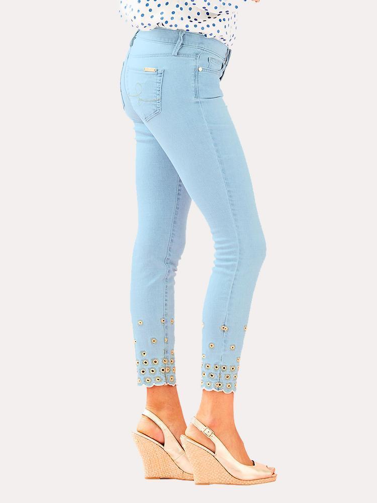 Lilly Pulitzer Women's South Ocean Skinny Crop Pant