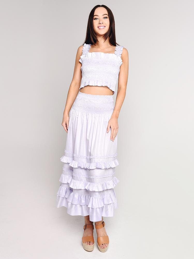 Rebecca Taylor Smocked Skirt