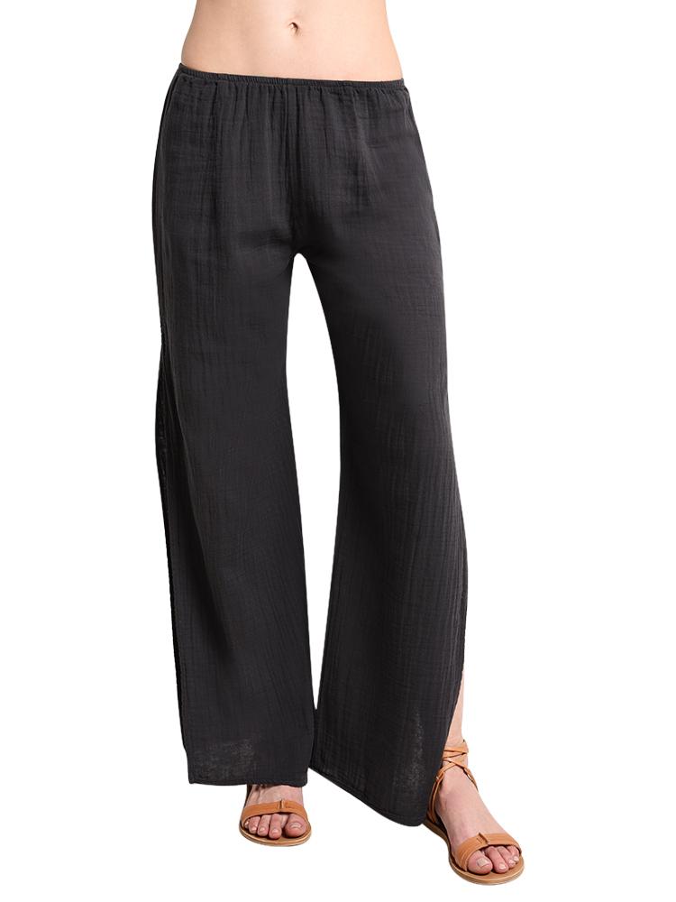 Stark X Women's Side Slit Cotton Gauze Pant