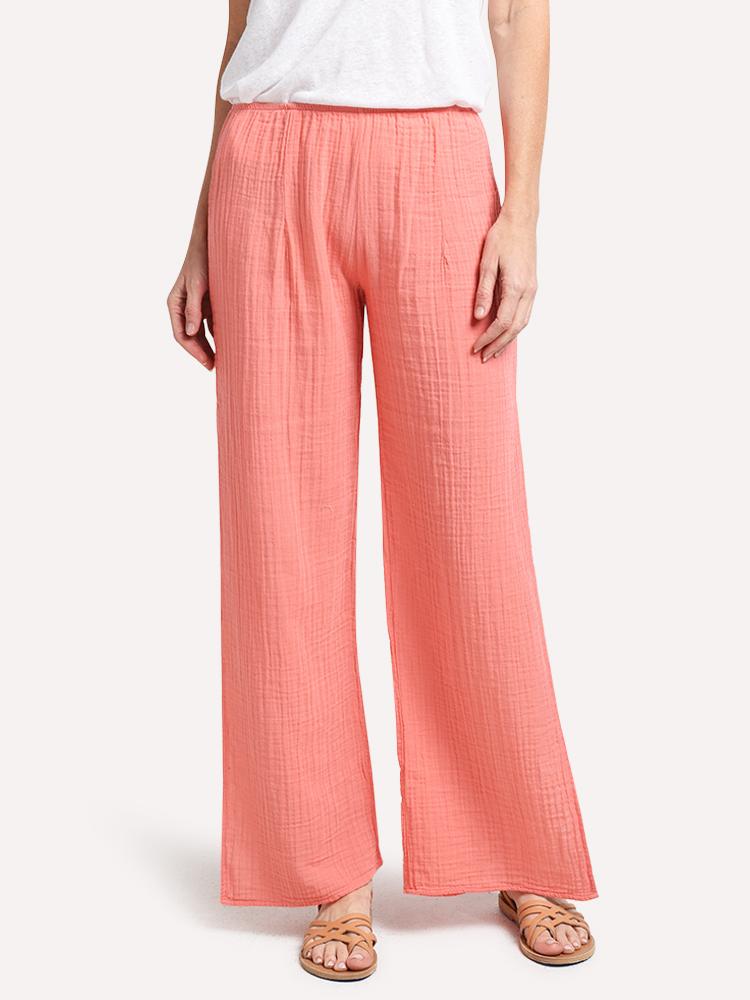 Stark X Women's Side Slit Cotton Gauze Pant