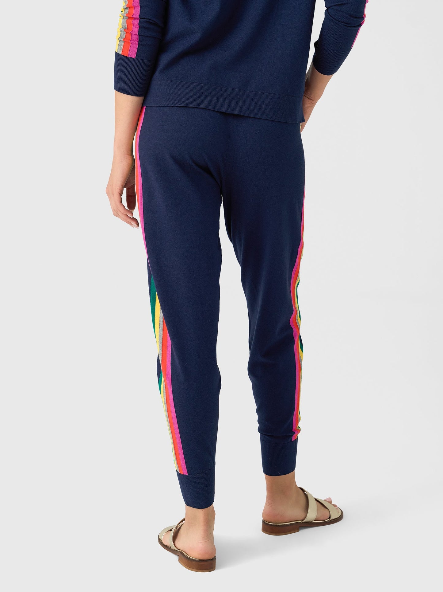 Eche Women's Solid Striped Jogger