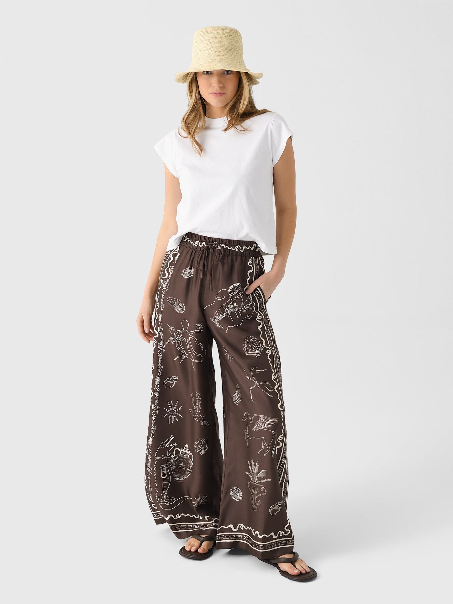 Alemais Women's Sammy Silk Pant