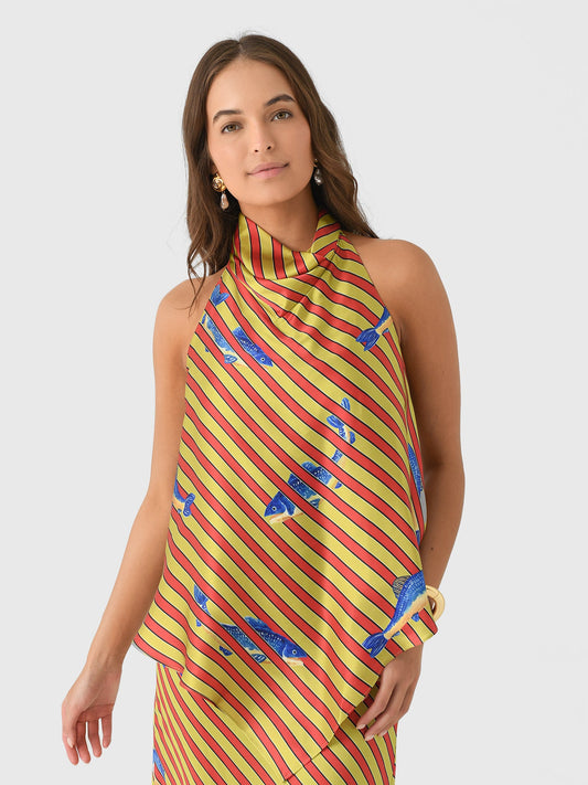 Alemais Women's Lorenza Silk Top