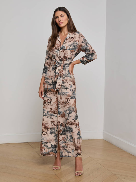 Cameron Silk Shirt Dress