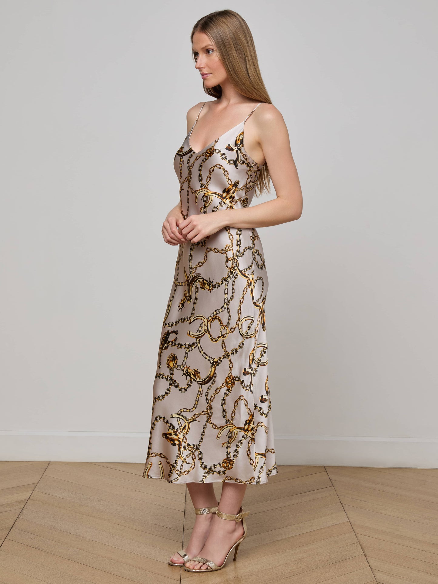 Seridie Silk Slip Dress