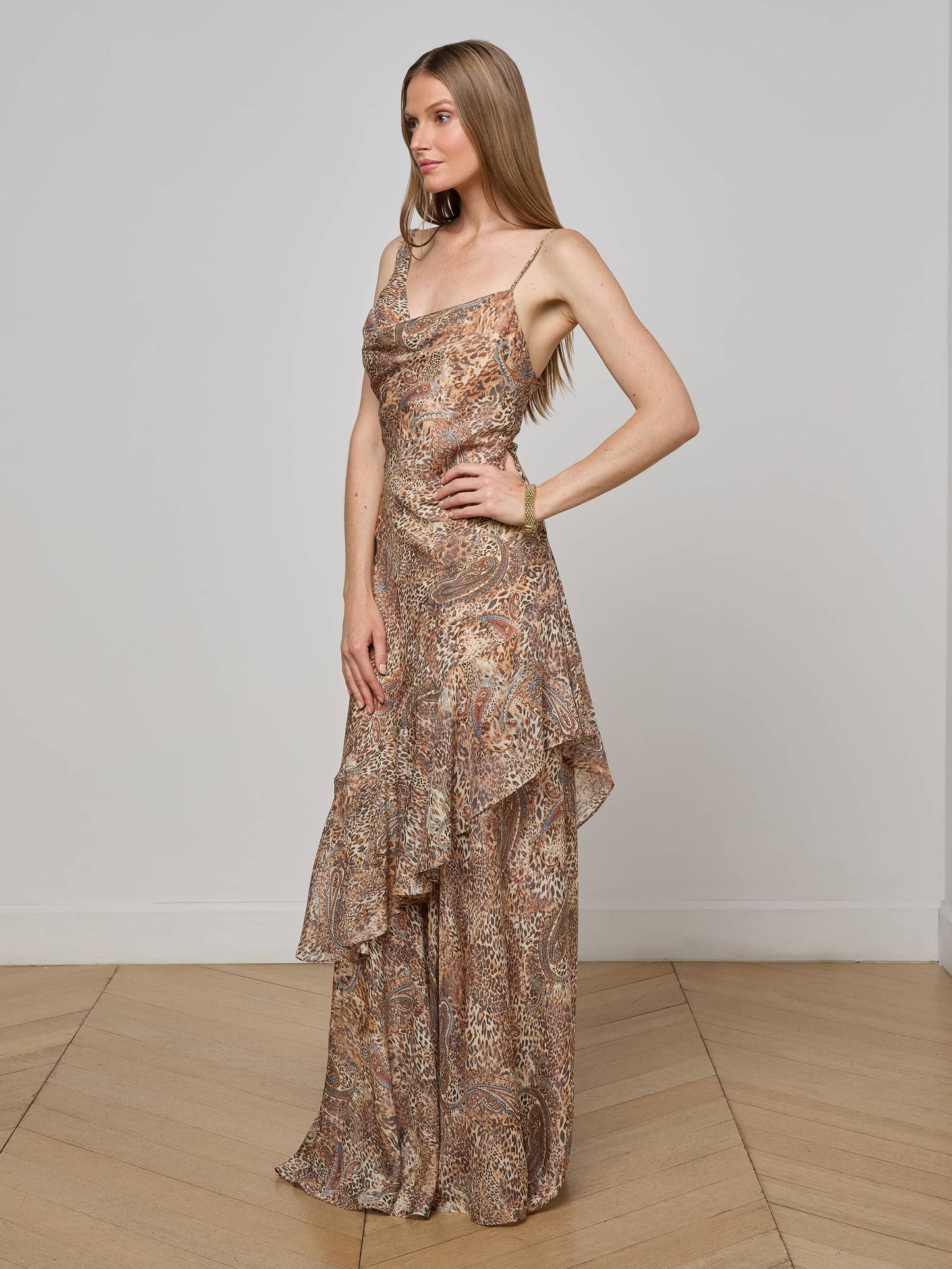 Viola Silk Gown
